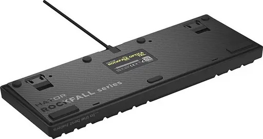 Клавіатура HATOR Rockfall 2 Optica TKL RGB USB Black (HTK-730) - фото 4