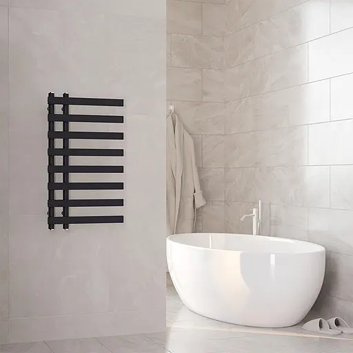 Полотенцесушитель дизайнерский Ideale Aurora 8/800/450 черный, Черный - фото 3