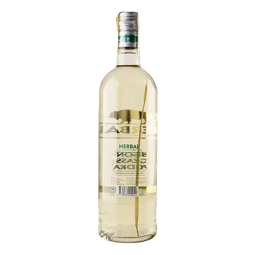 Алкогольный напиток Herbal Bison Grass Vodka на основе водки и настоя Зубровки 40% 1 л - фото 3