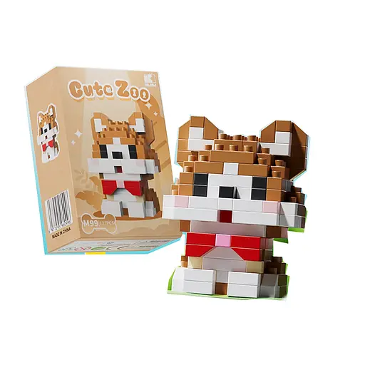 Конструктор Cute Zoo, M84-5-6-7-8-99-100-2-8, от 113 деталей, (В ассортименте) - фото 2