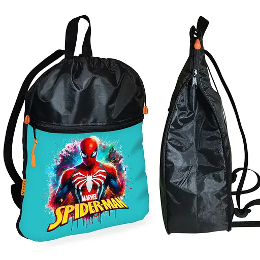 Рюкзак-мешок для школы Человек-паук "Spider-Man"детская сумка для обуви и спортивной одежды (01513)