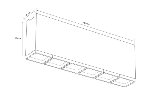 Трековий Світильник MJ-Light Magnet TS-SLC78043/6X2W WW 3000K - фото 7