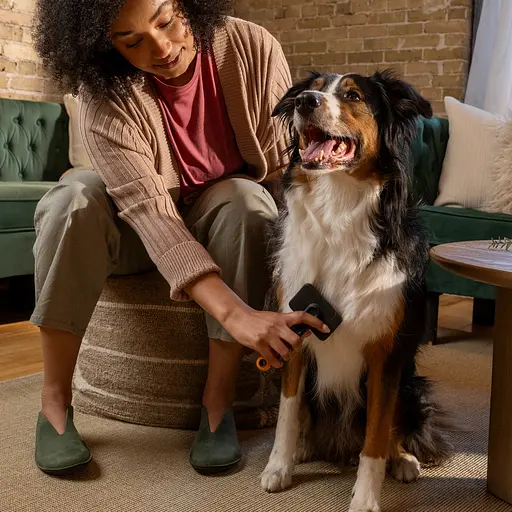 Щетка-пуходерка для груминга собак и кошек Fiskars Slicker Brush 9 см (2009138) - фото 5