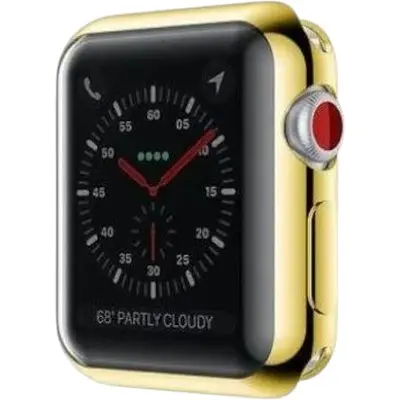 Чохол-накладка DK Silicone Face Case для Apple Watch 38mm (gold)