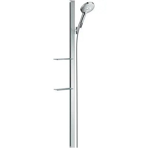 Душовий набір Hansgrohe Raindance Select S 120/150 см 3Jet EcoSmart 9л/хв White/Chrome 27647400, Хром - фото 1