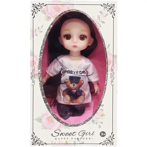 Дитяча лялька Fashion Sweet Girl Bambi 3396-144 Чорний - фото 1