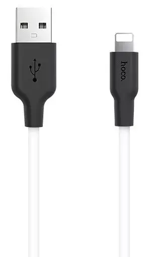 USB Кабель Hoco X21 Plus Silicone Lightning Cable - фото 2