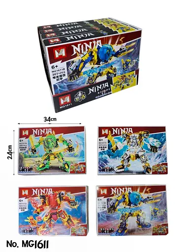 Конструктор NINJA, MG1611, 301-324 деталі, (В асортименті) - фото 5