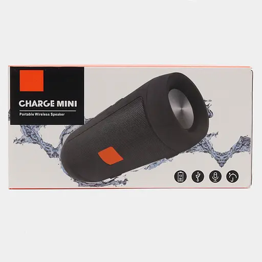 Музична портативна вluetooth колонка Charge Mini J006 Бумбокс 1500 мАг 3Вт підтримка microSD Чорний - фото 7