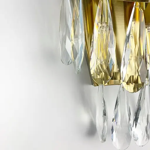 Бра з кришталевими крапельками Line F MB 9132/2 - фото 4