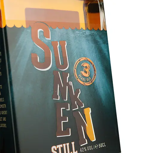Виски Sunken Still Rye 42% 0.5 л - фото 5