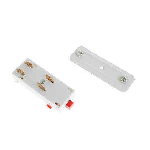 Соединитель Brille для магнитного шинопровода прямой HD-26I2 WH - фото 3