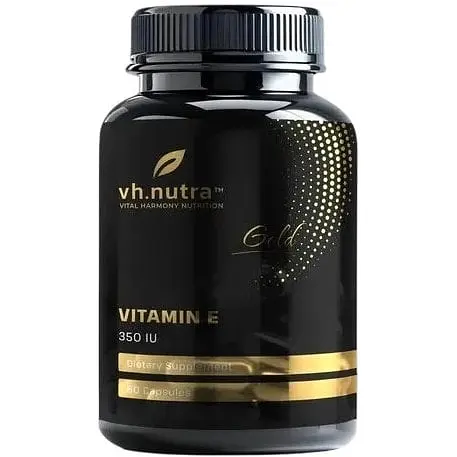DL-альфа-токоферилацетат VitalHarmony Gold Vitamin E 60 капсул - фото 1