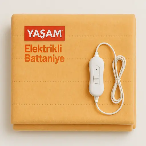 Електричне простирадло Yasam 120×160 см із підігрівом Персиковий - фото 7