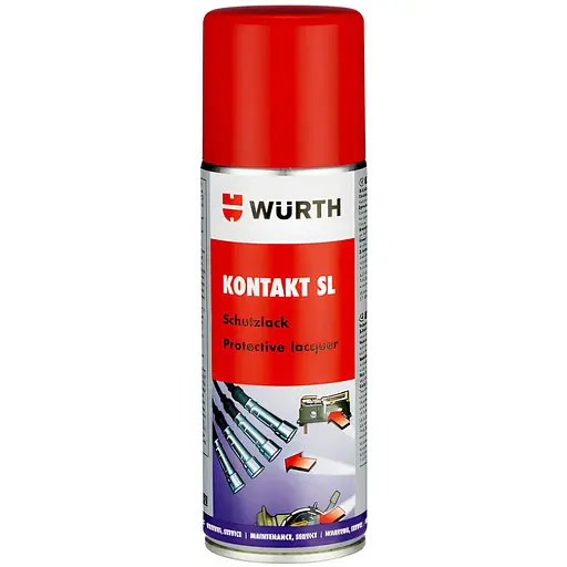 Лак захисний для контактів Wurth SL 200 мл (089370)