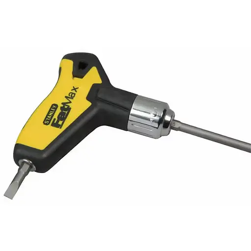 Отвертка Stanley FatMax с Т-ручкой с защелочным механизмом и набором бит 27 предметов (0-79-153) - фото 4