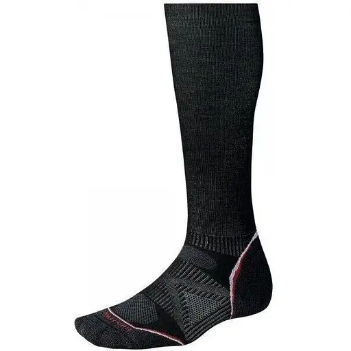 Шкарпетки Smart Wool Men's PhD Ski Graduated Compression Light Black XL (1033-SW SW002.001-XL)