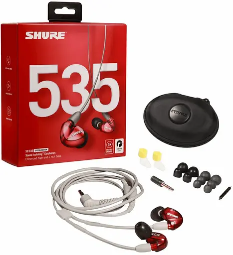 Наушники Shure SE535LTD-EFS (Red) - фото 3