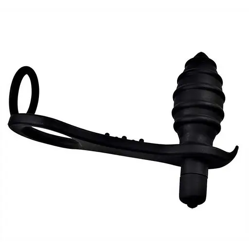 Вібромасажер для анальної стимуляції та масажу простати з 10 режимами Чорний K000696 - фото 8