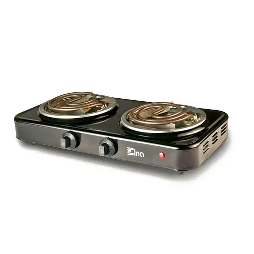 Плита електрична настільна спіральна Елна 200Н (2 вузькі ТЕНи) 2-конф, 2.0 кВт, 83562 - фото 1