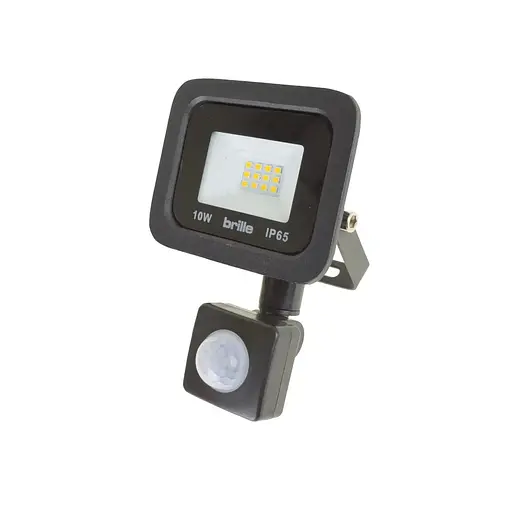 Світлодіодний прожектор Brille з датчиком руху HL-19P/10W NW IP65 - фото 1