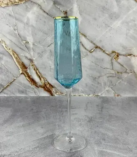 Келих для шампанського Olens Бірюза 180 мл GXF01A-B - фото 2