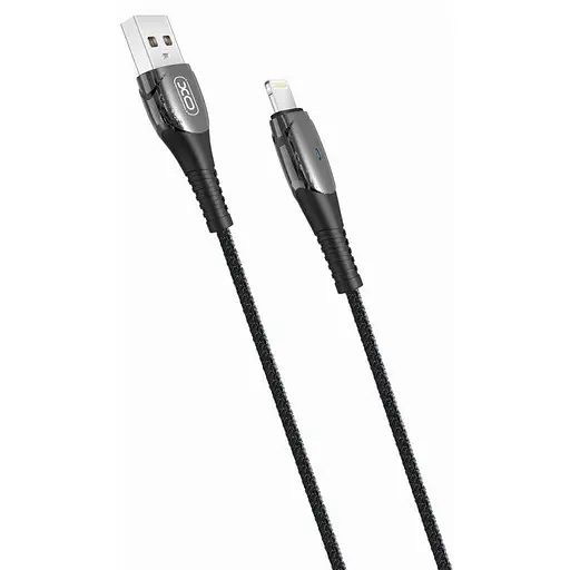 Кабель XO NB145 Smart Chipset Auto Power-off USB Cable for lightning Черный