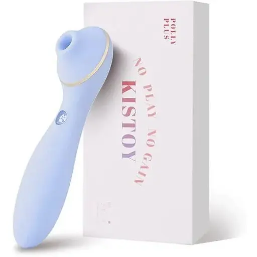 Вакуумный вибратор KisToy Polly Plus Purple с подогревом - фото 2