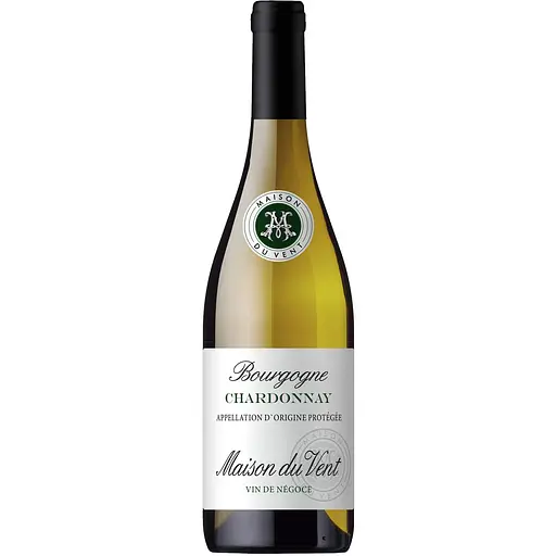 Вино Maison de Vent Bourgogne Chardonnay AOC белое сухое 0.75 л