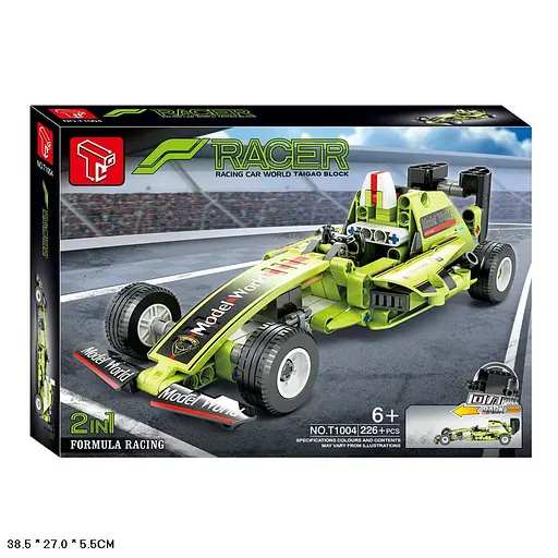 Конструктор Гоночний автомобіль, T1004, 226 деталей - фото 2