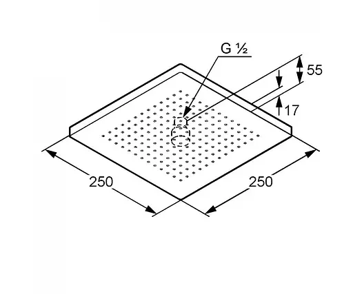 Верхний душ Kludi A-QA 6653105-00 - фото 2