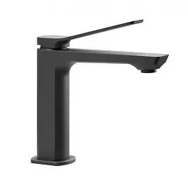 Смеситель для раковины Paffoni Tilt без донного клапана black matt TI071NO, Черный матовый - фото 1