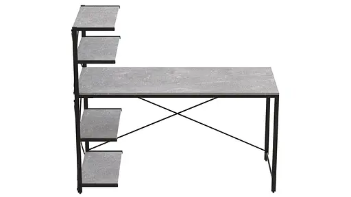 Комп'ютерний стіл Ferrum-decor Джек 75x140x70 Чорний ДСП Бетон (FRD-105322) - фото 4