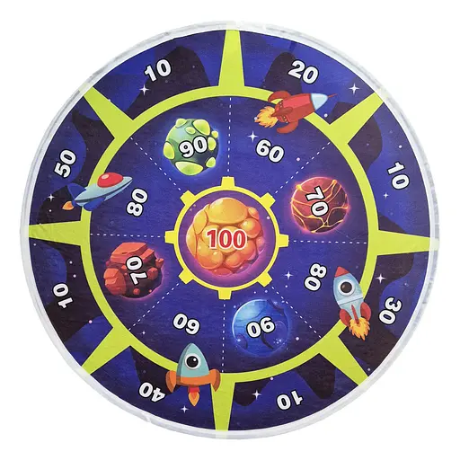 Детский дартс 3888-22A діаметр поля 72 см, підсвічування