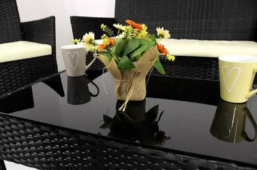 Набір садових меблів GardenLine Reno Black - фото 6