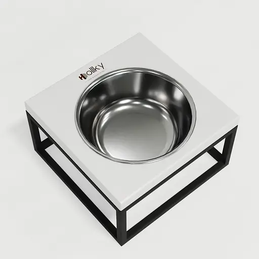 Hollky Base Solo M — миска на підставці для котів і середніх собак (1 × 0,8 л) - фото 8