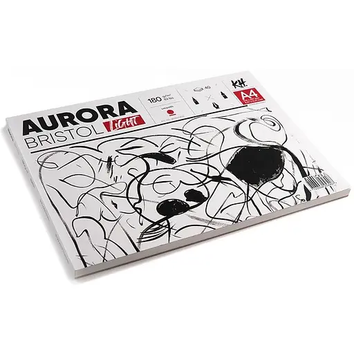 Склейка для рисунку Aurora Lanscape (Bristol) А4 180 г/м2 40 л білий - фото 2