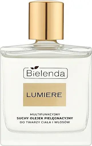 Многофункциональное сухое масло для ухода за лицом, телом и волосами Bielenda Lumiere Multifunctional Dry Care Oil For Face Body And Hair 50 мл - фото 2
