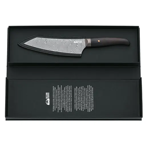 Нож кухонный Due Cigni "Coquus" Chef’s Knife Damask 200 мм - фото 3