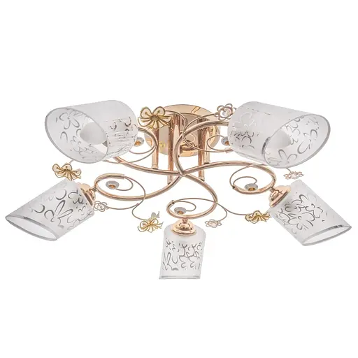 Люстра стельова Brille E27 60W G (LK-583C/5)