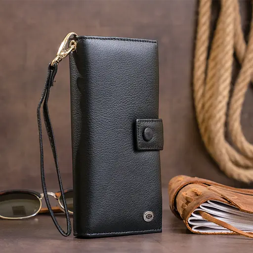 Кожаный женский кошелек ST Leather 19х9х1.7 см acs0015071 - фото 7