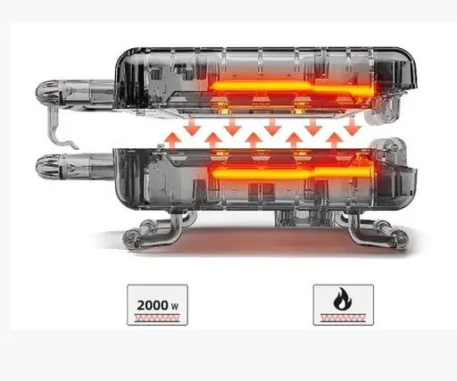 Контактний електрогриль Sokany SK-226 керамічне покриття 2000Вт - фото 3
