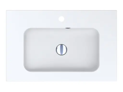 Умивальник Miraggio Della 700 mirasoft 0001069, Білий матовий - фото 3