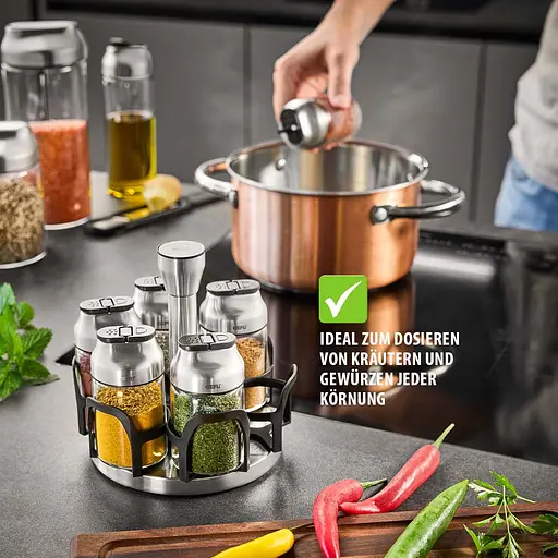 Набір ємностей для спецій Gefu Kippo 6 шт. (33733) - фото 8