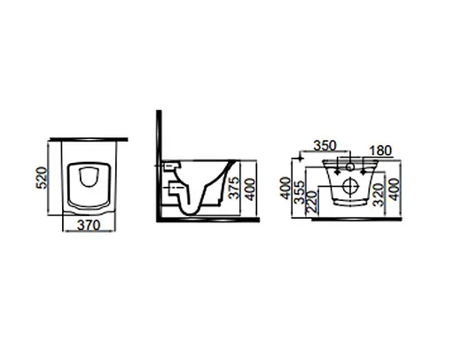 Унитаз подвесной с функцией биде Idevit Neo Classic Iderimless с сидением Soft Close SETK3304-0617-001-1-6000, Белый - фото 2