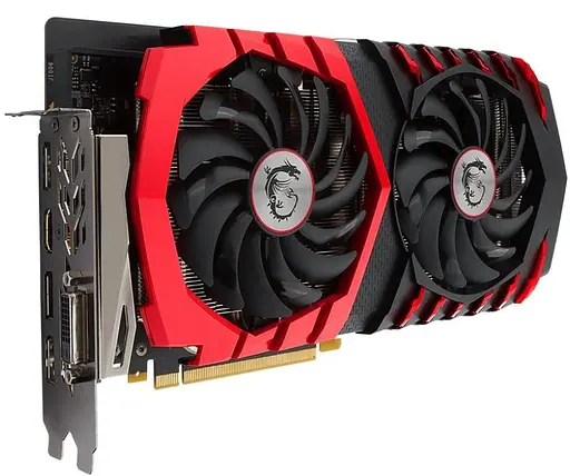 Видеокарта MSI GTX 1060 6Gb Gaming (GeForce GTX 1060 GAMING 6G) (GDDR5, 192 bit, PCI-E 3.0 x16) Б/у - фото 2