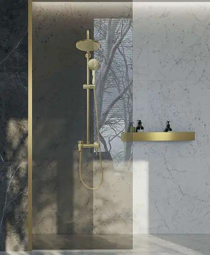 Полиця для ванни Rea SF04 60 brushed gold REA-06005, Золотий - фото 2