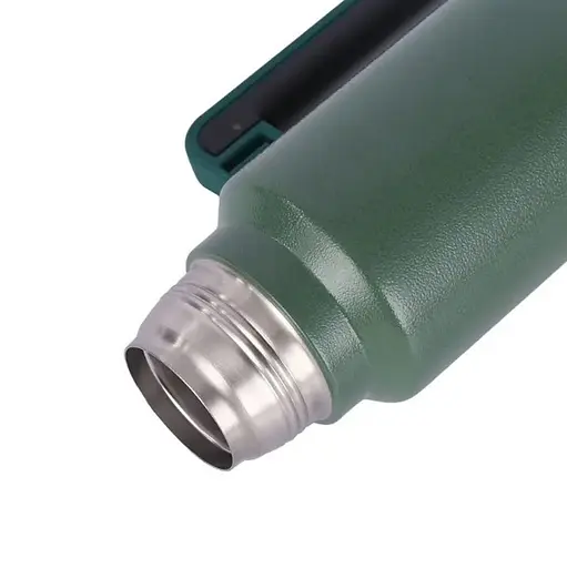 Термос OldBro з ручкою 304 Stainless steel ударостійкий зелений 1 л - фото 4