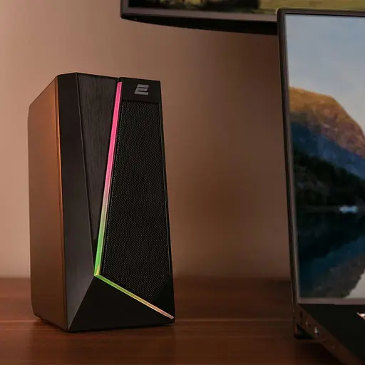 Акустическая система 2E 2.0 PCS233 RGB USB Black (2E-PCS233BK) - фото 5