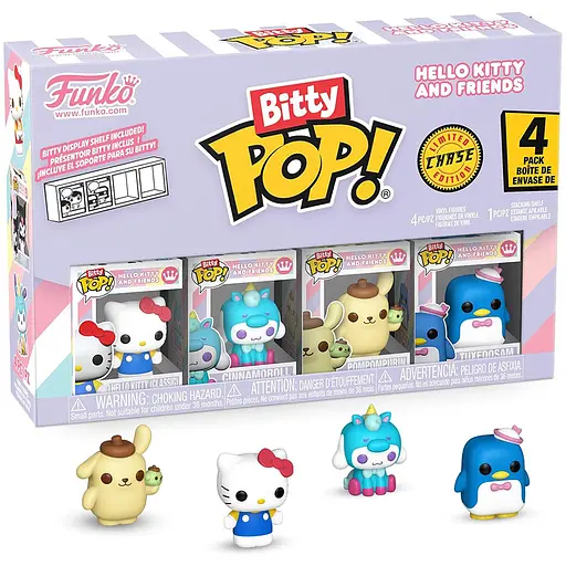 Набор игровых фигурок Funko Bitty Pop! Sanrio 4 фигурки в ассортименте (85718) - фото 2